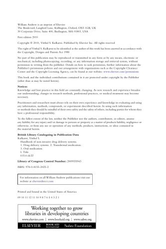 Handbook of Non-Invasive Drug Delivery Systems. Non-Invasive and Minimally-Invasive Drug Delivery Systems for Pharmaceutical and Personal Care Products