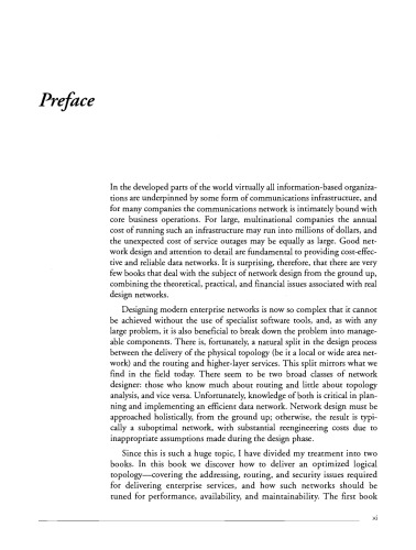 Data Networks. Routing, Security, and Performance Optimization