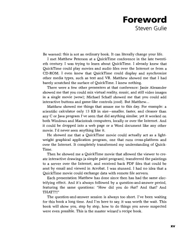 Interactive QuickTime. Authoring wired media