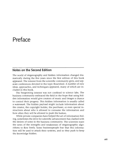 Disappearing Cryptography. Information Hiding: Steganography & Watermarking