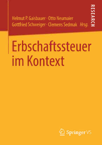 Erbschaftssteuer im Kontext