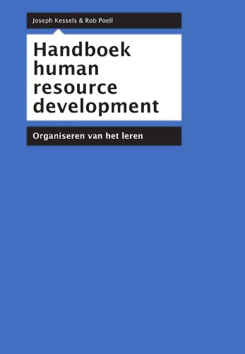 Handboek human resource development: Organiseren van het leren