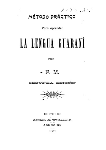 Método práctico para aprender la lengua guarani