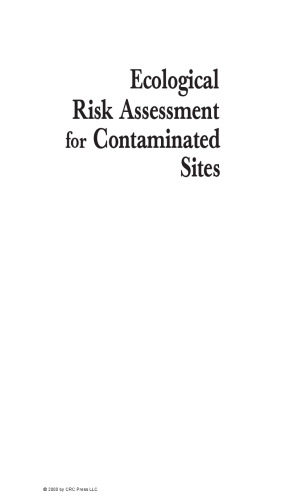 Ecological risk assessment for contaminated sites