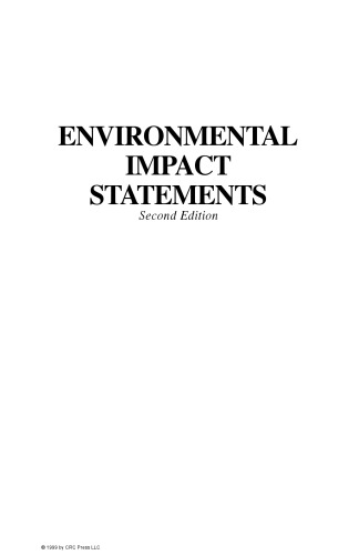 Environmental impact statements