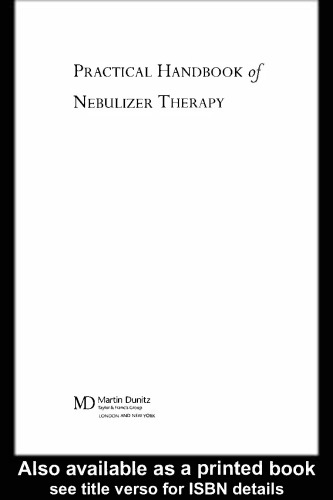Practical handbook of nebulizer therapy