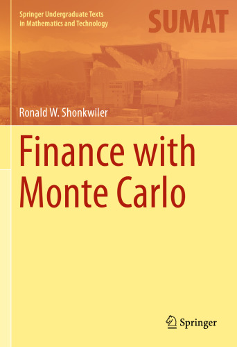 Finance with Monte Carlo