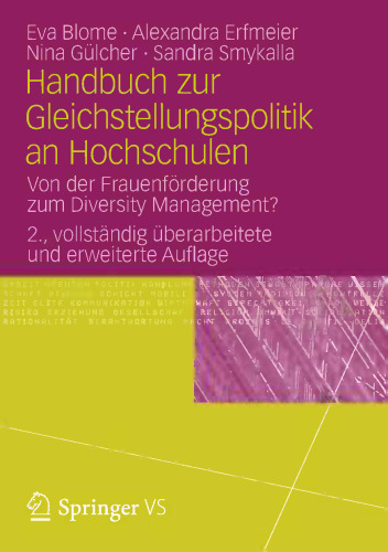 Handbuch zur Gleichstellungspolitik an Hochschulen: Von der Frauenförderung zum Diversity Management?