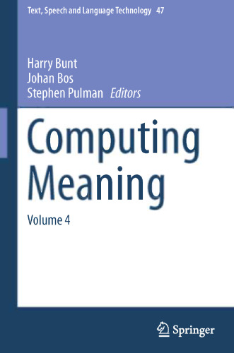 Computing Meaning: Volume 4