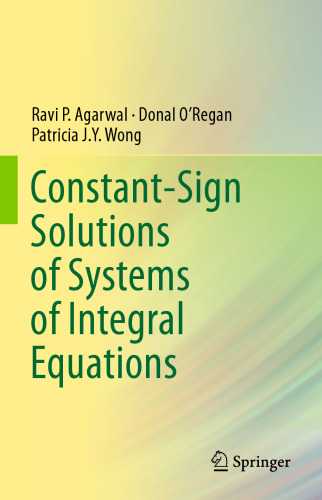 Constant-Sign Solutions of Systems of Integral Equations
