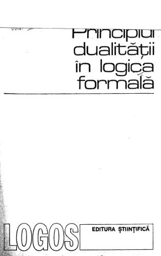 Principiul dualitatii in logica formala