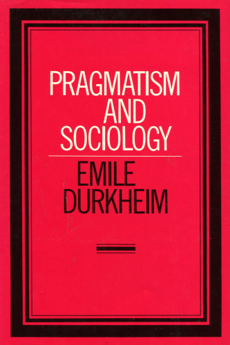 Pragmatism and Sociology