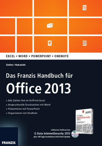 Das Franzis Handbuch für Office 2013, m. CD-ROM