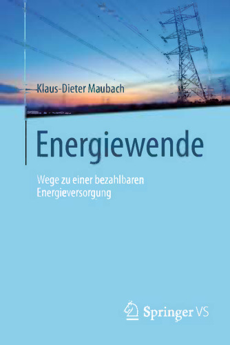 Energiewende: Wege zu einer bezahlbaren Energieversorgung