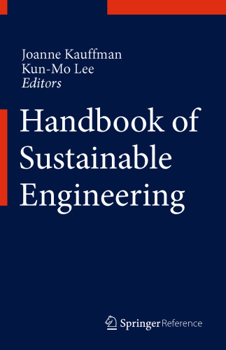 Handbook of Sustainable Engineering