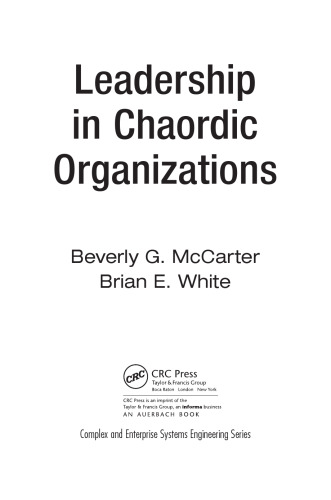 Leadership in chaordic organizations