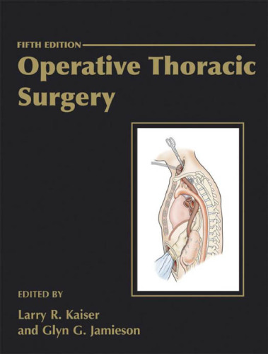Operative thoracic surgery