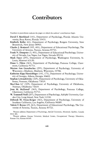 Interference and inhibition in cognition