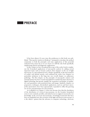 Biomedical applications of microprobe analysis