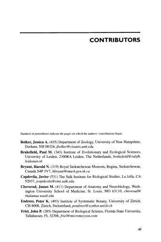 The character concept in evolutionary biology