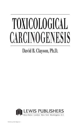 Toxicological Carcinogenesis