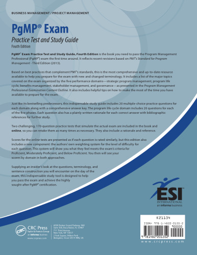 PgMP® Exam Practice Test and Study Guide