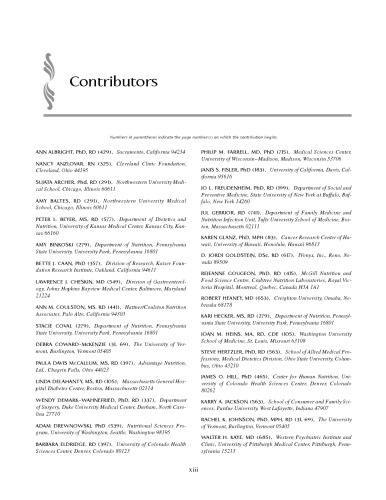 Nutrition in the Prevention and Treatment of Disease