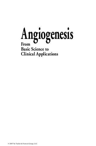 Angiogenesis: From Basic Science to Clinical Applications