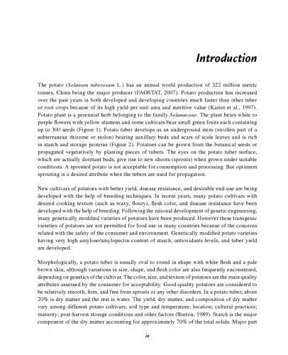 Advances in Potato Chemistry and Technology