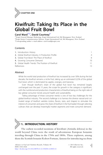 Nutritional Benefits of Kiwifruit