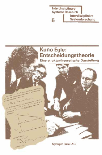 Entscheidungstheorie: Eine strukturtheoretische Darstellung