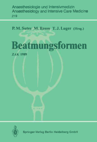 Beatmungsformen: ZAK 1989