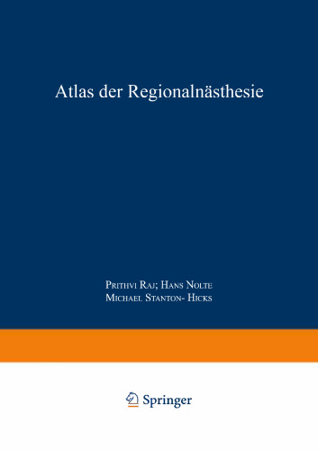 Atlas der Regionalanästhesie: Teillieferung 3: Folienbilder 43–62