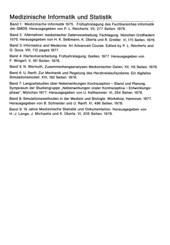 15 Jahre Medizinische Statistik und Dokumentation: Aspekte eines Fachgebietes