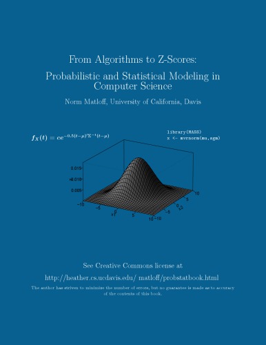 From Algorithms to Z-Scores: Probabilistic and Statistical Modeling in Computer Science