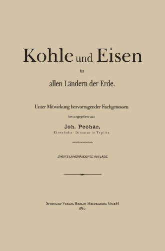 Kohle und Eisen in allen Ländern der Erde