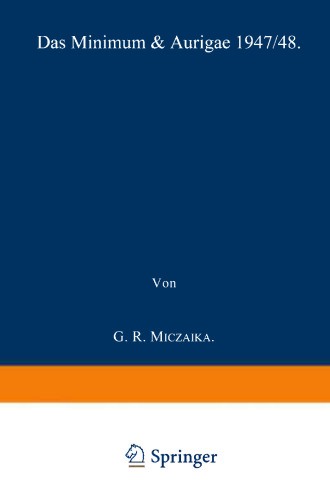 Das Minimum von ζ Aurigae 1947/48