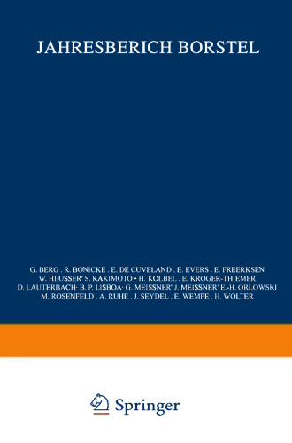 Jahresbericht Borstel