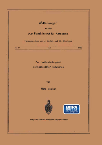 Zur Breitenabhängigkeit erdmagnetischer Pulsationen
