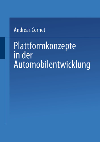 Plattformkonzepte in der Automobilentwicklung