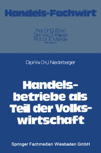 Handelsbetriebe als Teil der Volkswirtschaft