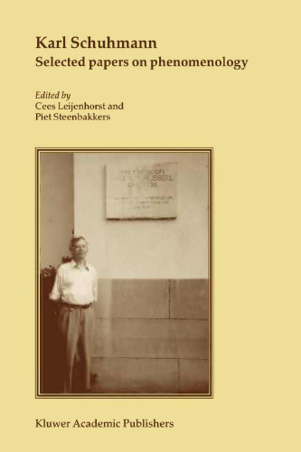 Karl Schuhmann, Selected papers on phenomenology