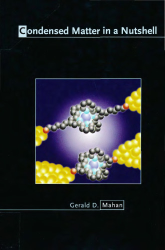 Condensed Matter in a Nutshell