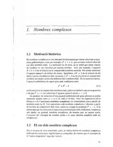Mètodes Matemátics: Variable Complexa