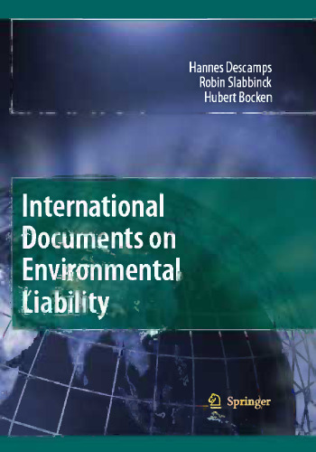 International Documents on Environmental Liability