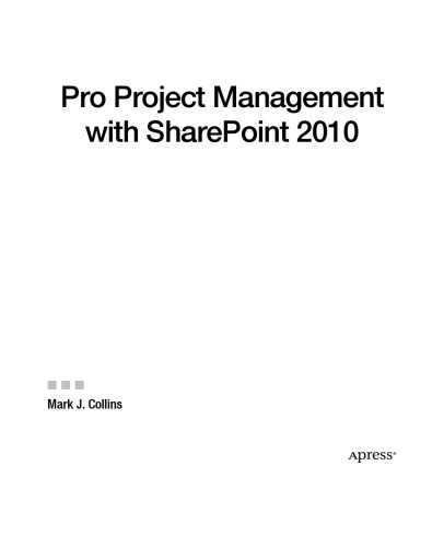 Pro Project Management with SharePoint 2010