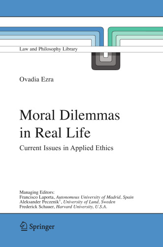 MORAL DILEMMAS IN REAL LIFE: Current Issues in Applied Ethics