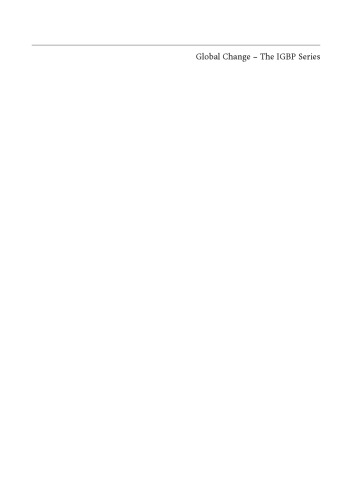 Land-Use and Land-Cover Change: Local Processes and Global Impacts