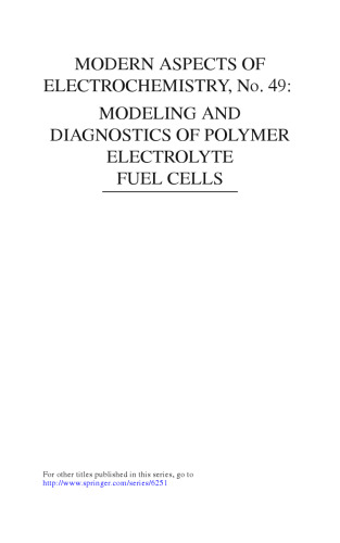 Modeling and Diagnostics of Polymer Electrolyte Fuel Cells