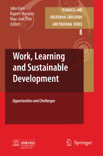 Work, Learning and Sustainable Development: Opportunities and Challenges